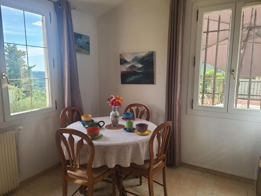 Apartmán De 1 A 6 Avec Terrasse Solarium, Vue Panoramique Et Parking Gratuit Grasse Exteriér fotografie